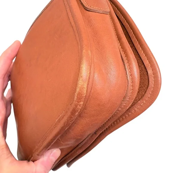 Coach English tan leather pocket purse 9755 - Picture 5 of 15